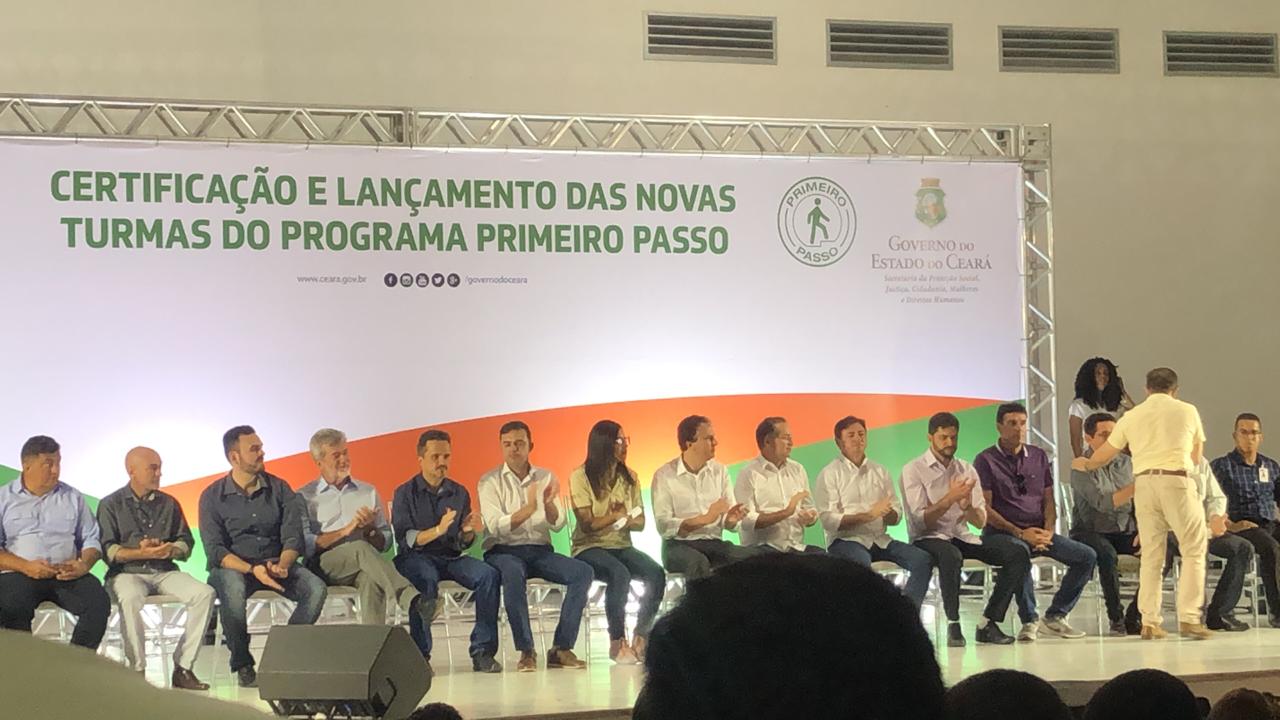 Delegado do CRA-CE participa de lançamento do programa Primeiro Passo do Governo do Estado